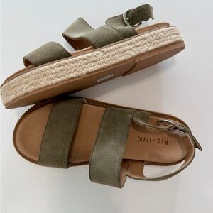 Iris Olive Espadrille Sandals